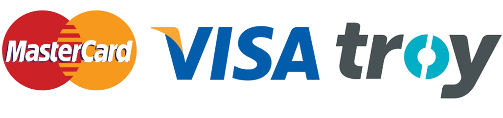 Mastercard, Visa ve TROY kartları